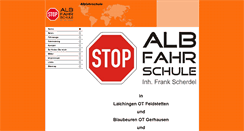 Desktop Screenshot of albfahrschule.de